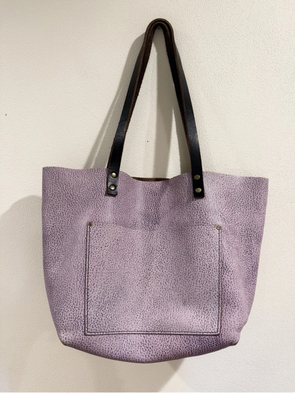 Portland Leather Good Plg Classic Tote Unicorn Cotton Candy Lilac
